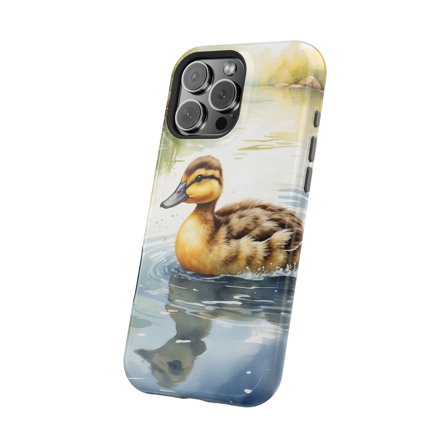 Graceful Duck Reflection – MagSafe iPhone Case