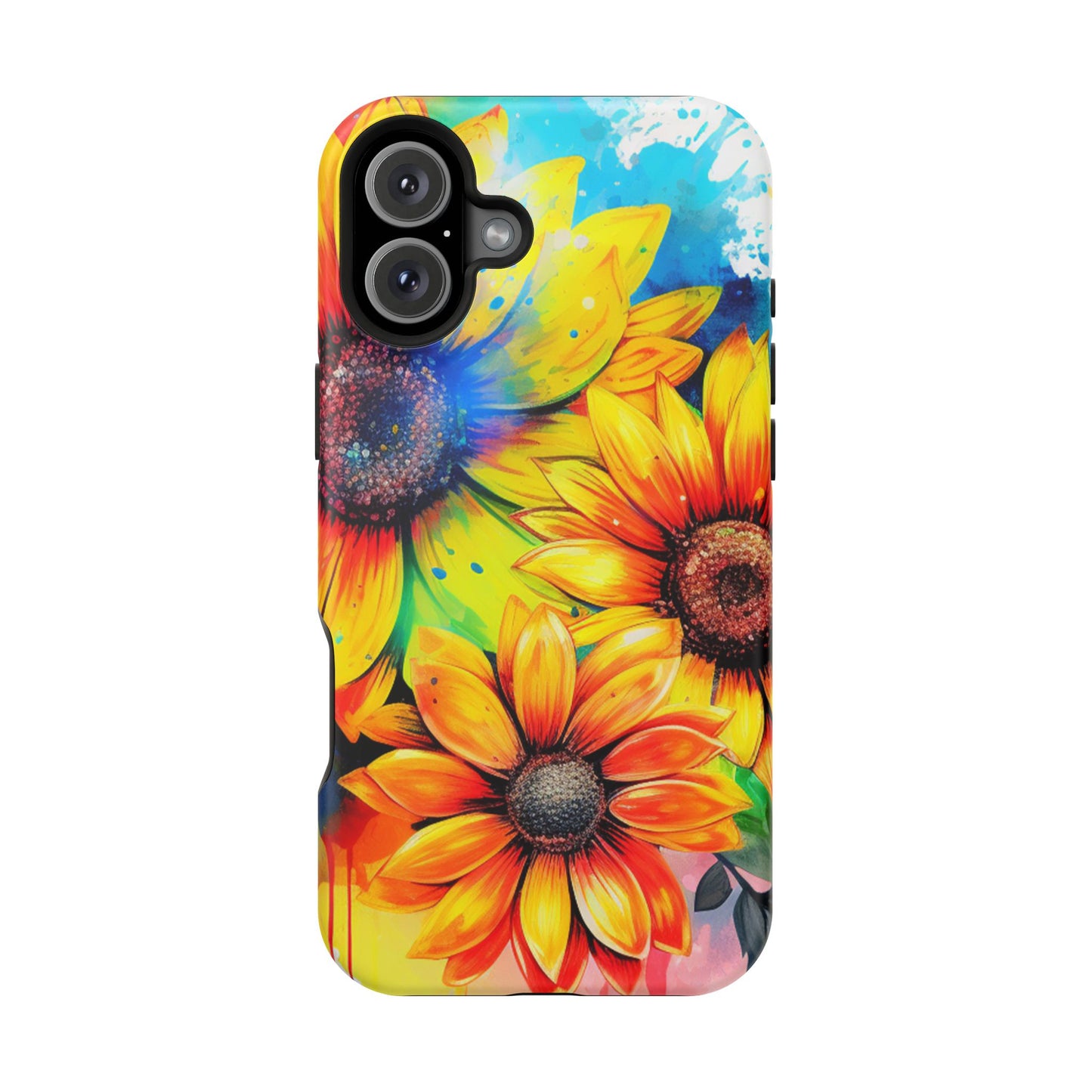 Vibrant Sunflower Splash - MagSafe iPhone Series Case