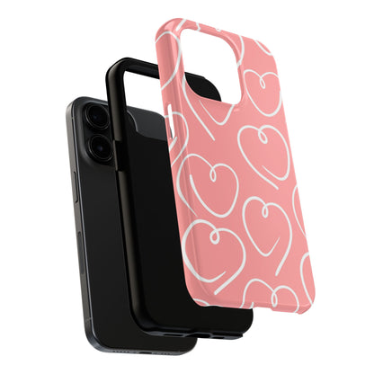 Happy Hearts iPhone Case