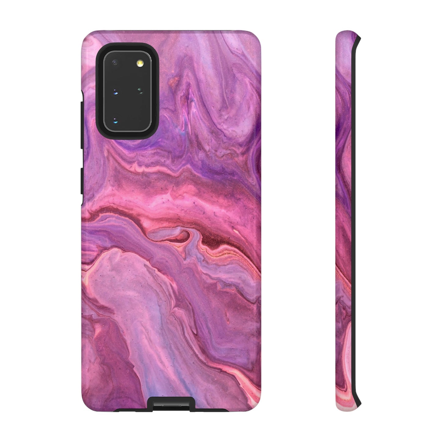 Lavender Dreamscape – Samsung Galaxy Case with Purple & Pink Marble Art