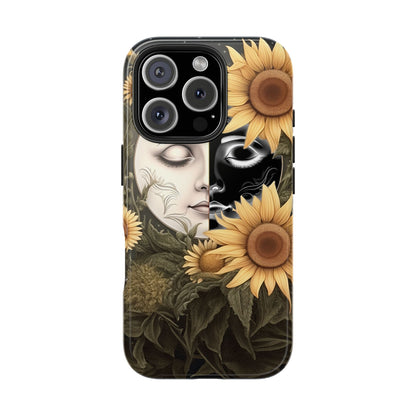 Sunflower Moon and Stars iPhone Case – Ethereal Art