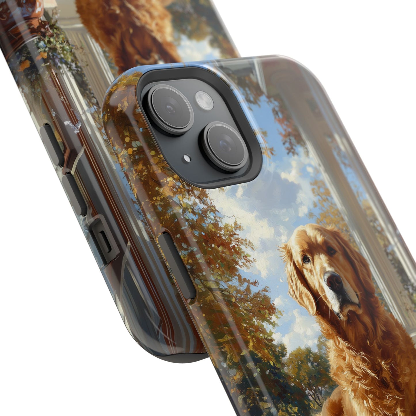 Golden Retriever Autumn Serenity - MagSafe iPhone Series Case