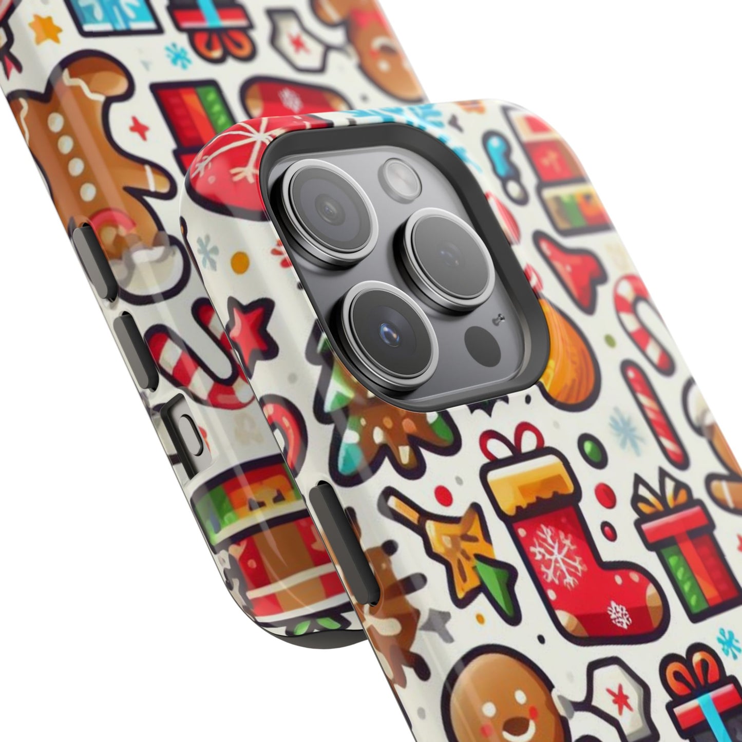 Festive Christmas Icons Pattern – MagSafe iPhone Series Case