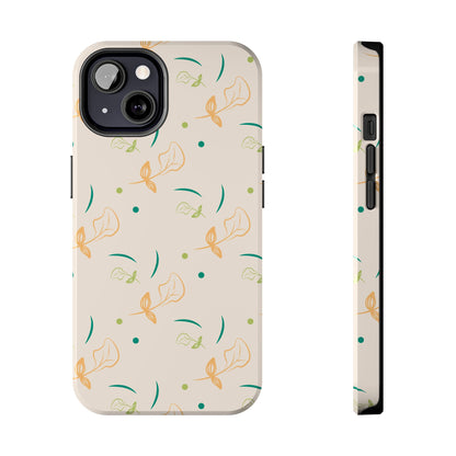 Soft Pastel Abstract Floral Tough iPhone Case – Playful Minimalist Design with Dual-Layer ProtectionPastel Abstract Floral Tough iPhone Case – Playful Minimalist Design with Dual-Layer Protection