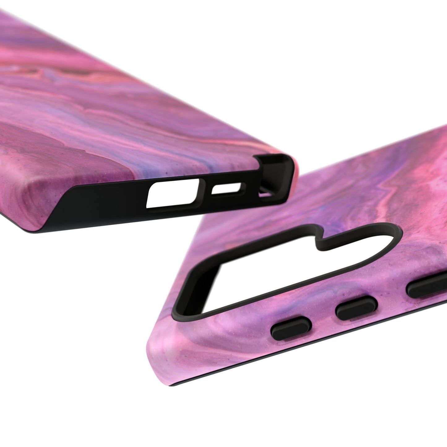 Lavender Dreamscape – Samsung Galaxy Case with Purple & Pink Marble Art