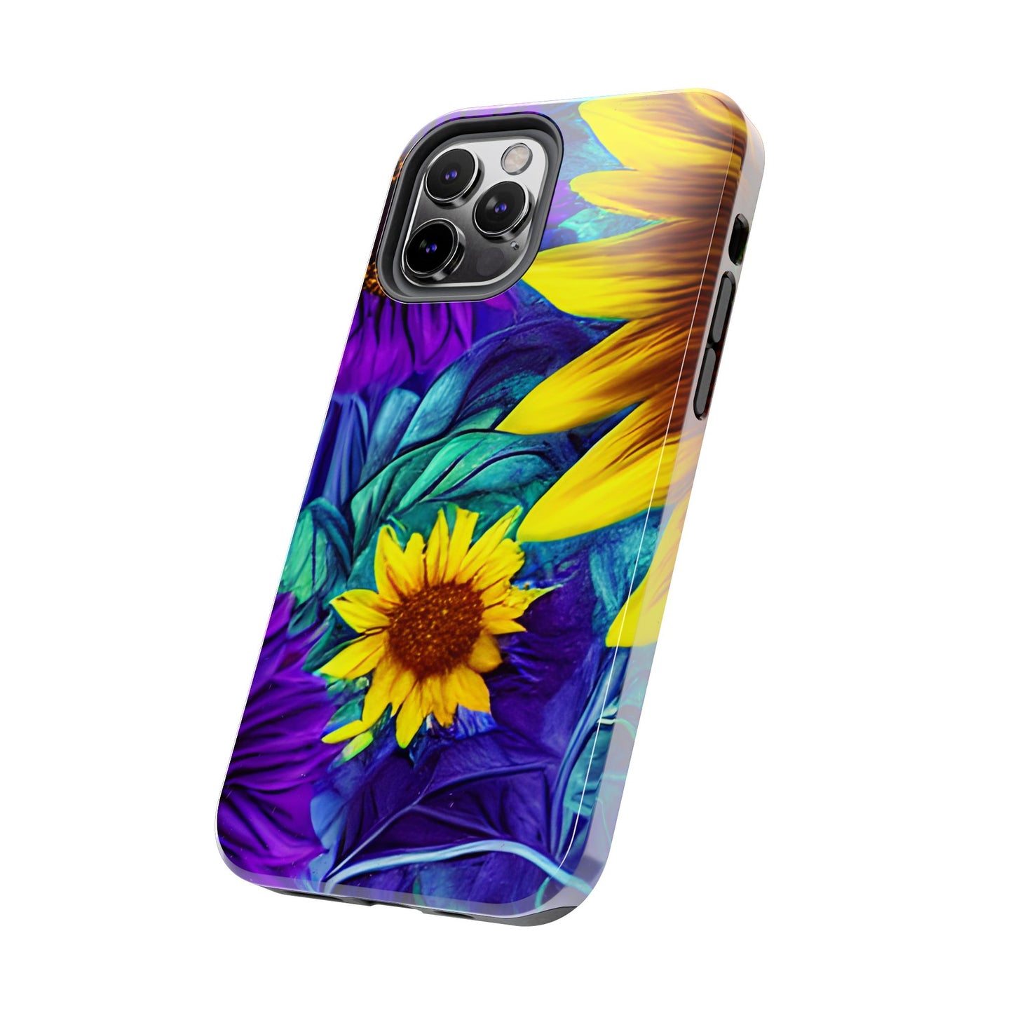 Purple & Gold Sunflower Dream - iPhone Series Case