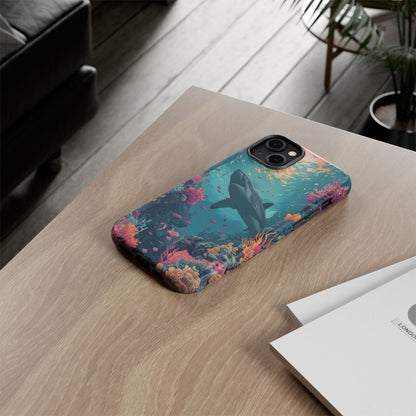 Ocean Shark Coral Reef iPhone Case