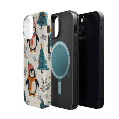 Snowy Christmas Cheer MagSafe iPhone Case