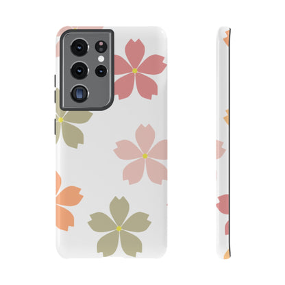 Pastel Sakura Blossom Tough Samsung Galaxy Case – Durable Design with Soft Matte Finish