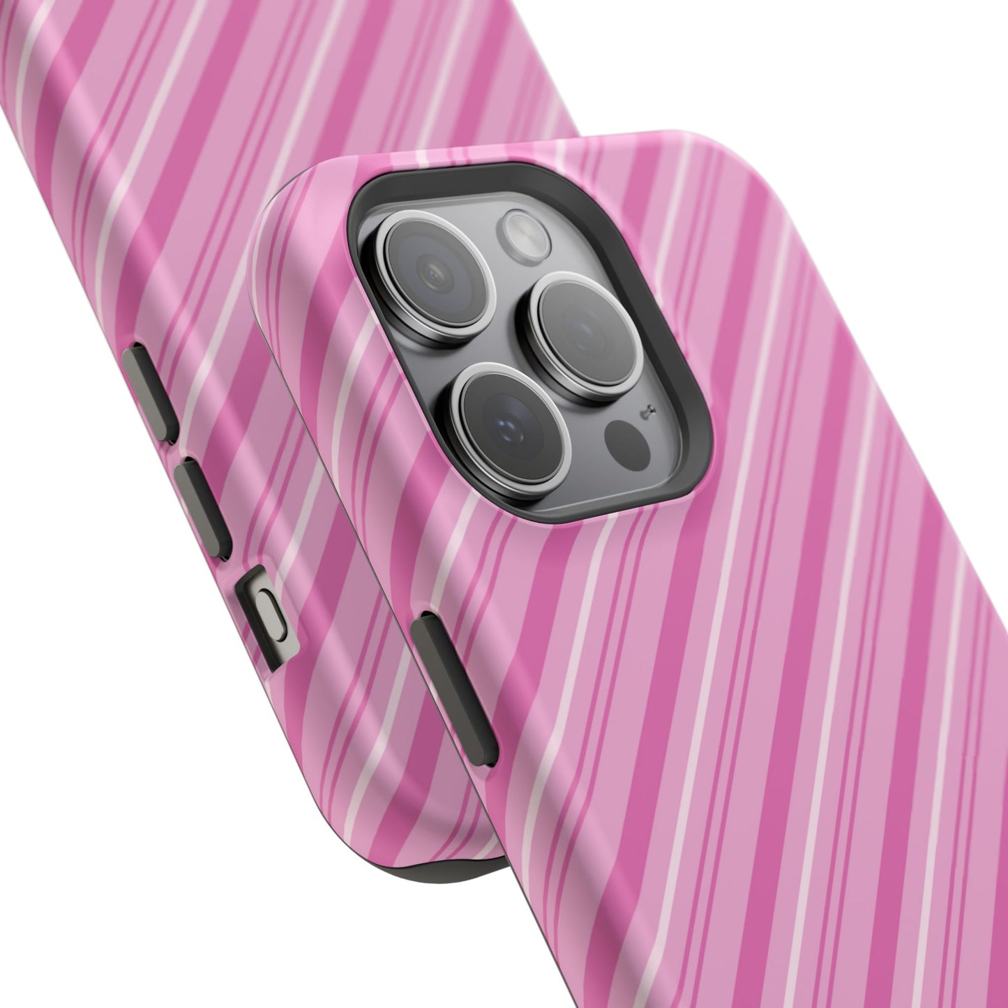 MagSafe Case - Pretty in Pink Stripes Design