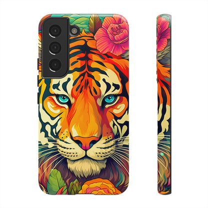 Fierce Rainbow Tiger Art - Samsung Galaxy Case