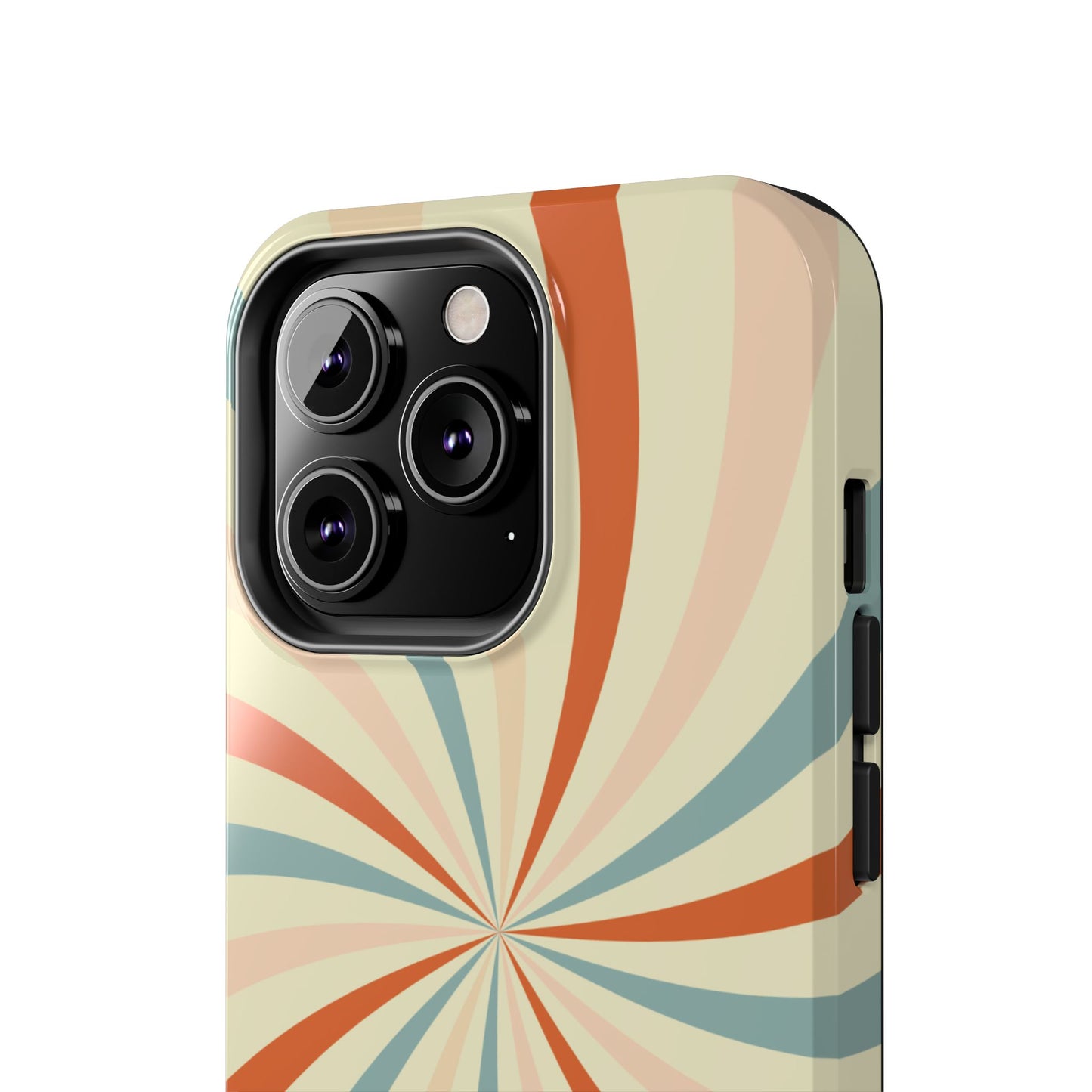 Retro Swirl iPhone Case – Durable, Vintage-Inspired Design with Dual-Layer Protection