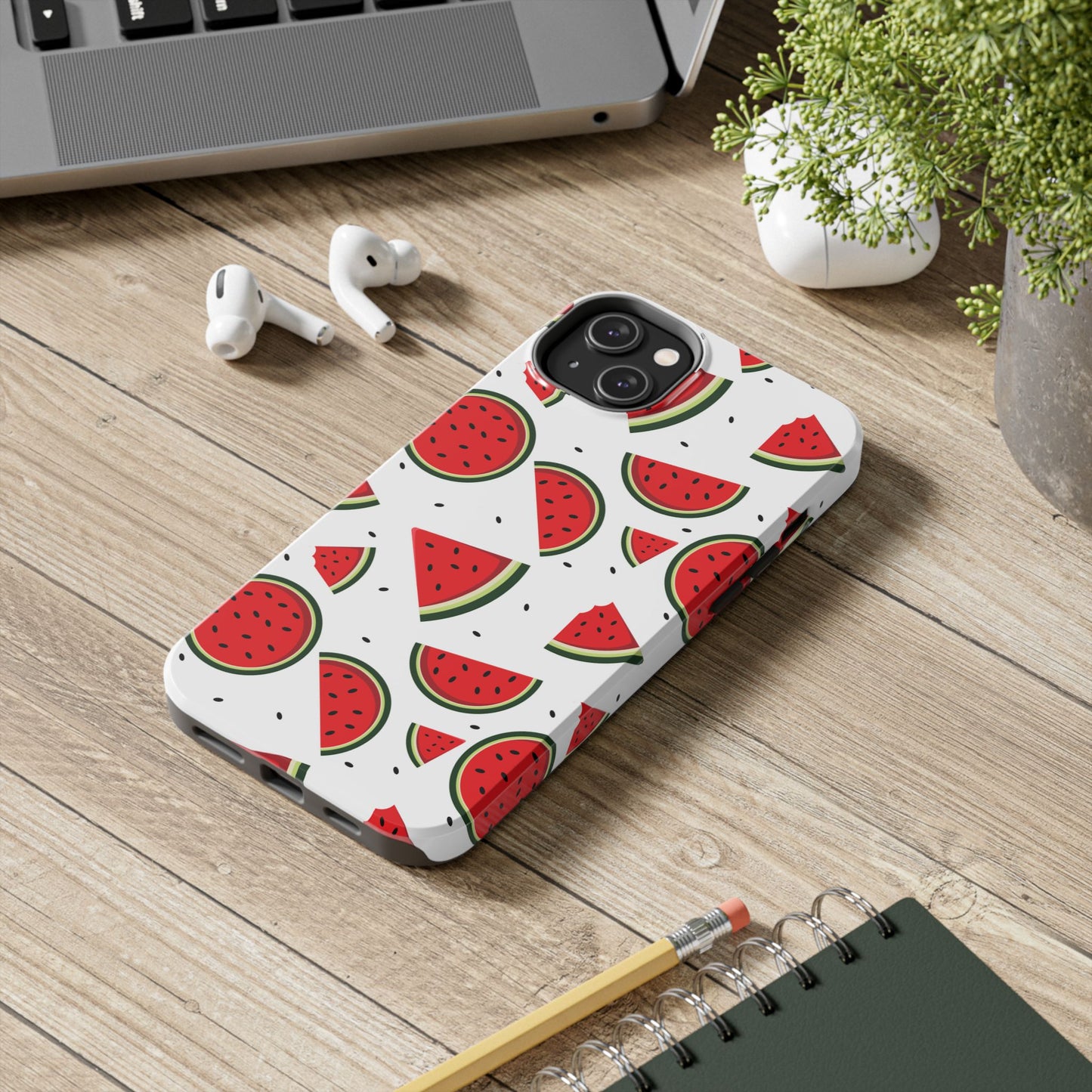 Sweet Watermelon iPhone Case – Fresh & Fun Fruit Pattern with Summer Vibes