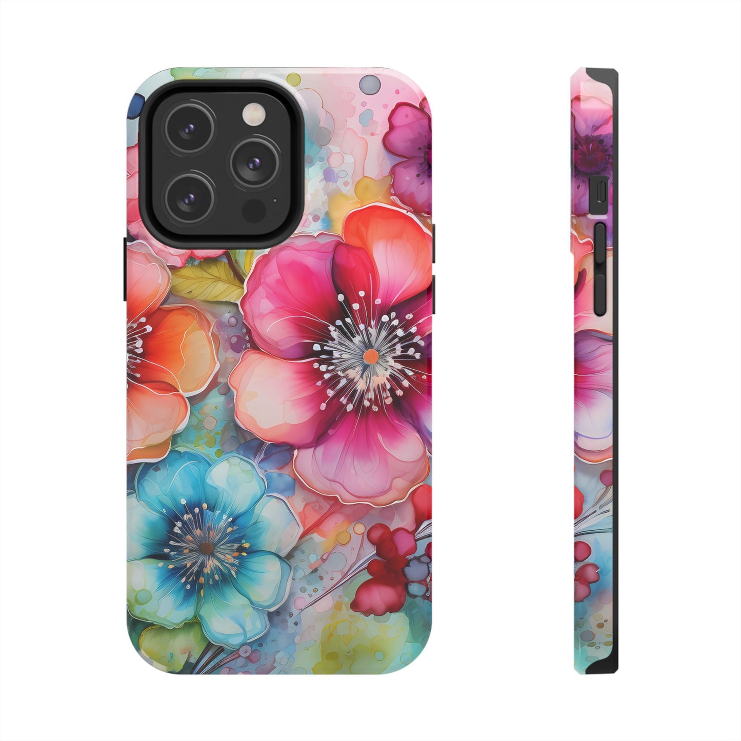 Vibrant Watercolor Floral Garden - iPhone Series Case