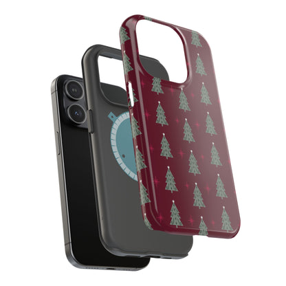 Retro Christmas Tree Pattern – MagSafe iPhone Series Case