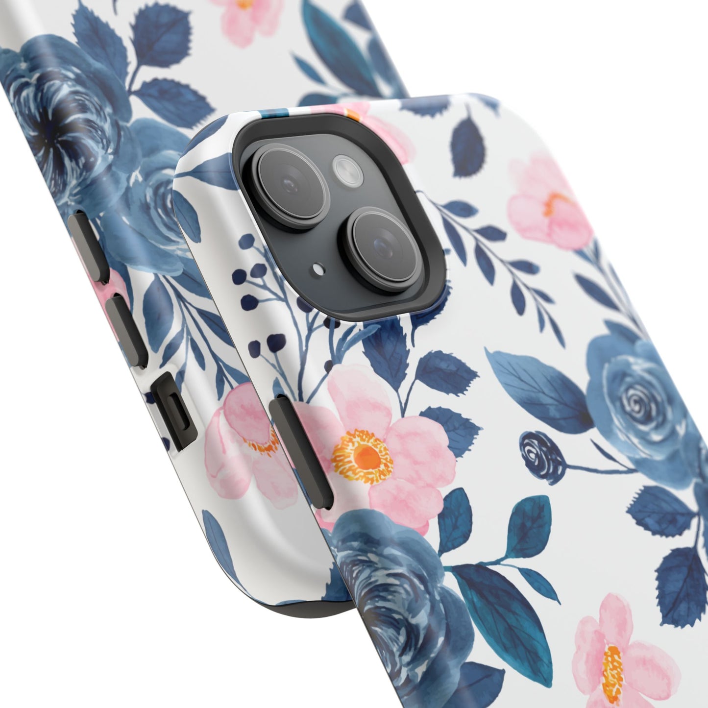 Pastel Garden Charm – MagSafe Case with Soft Watercolor Floral Print