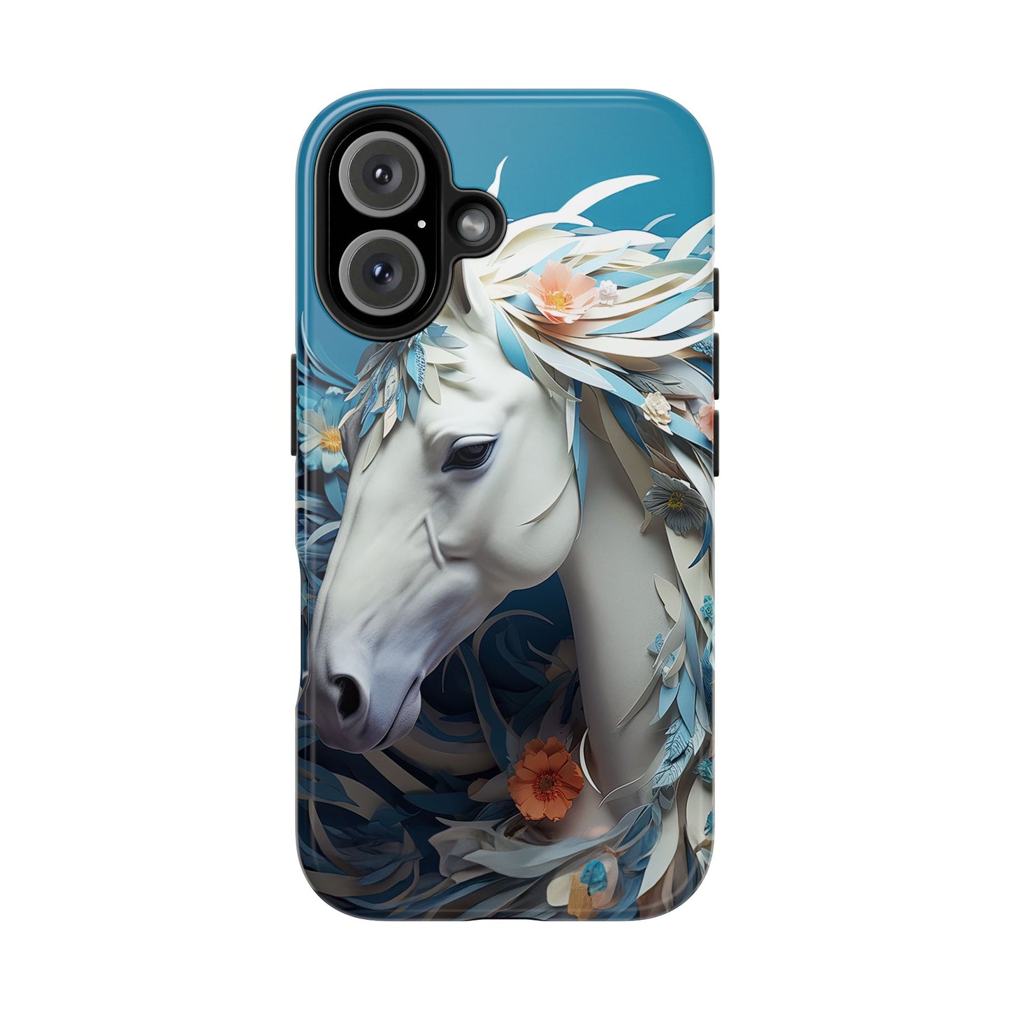 Floral Horse iPhone Case