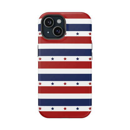 Patriotic Stars MagSafe iPhone Case