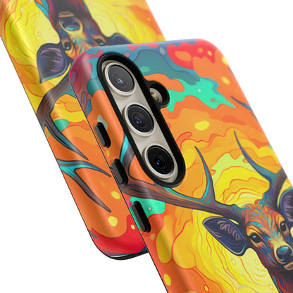 Vibrant Stag in Bloom – Samsung Galaxy Case