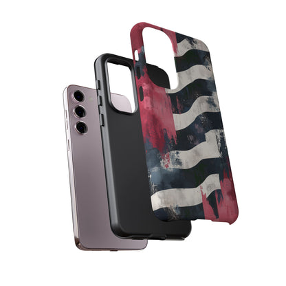 Blood Zebra Samsung Case – Bold Red & Black Pattern