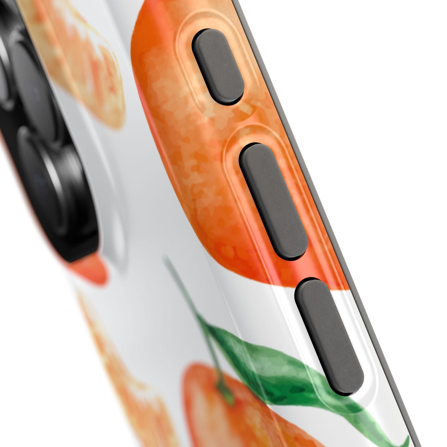 Tangerine Dreams Tough MagSafe iPhone Case – Watercolor Orange Design, Shockproof Dual Protection