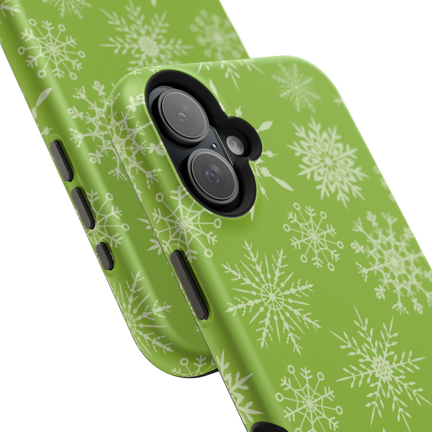 Green Snowflake Pattern – MagSafe iPhone Series Case