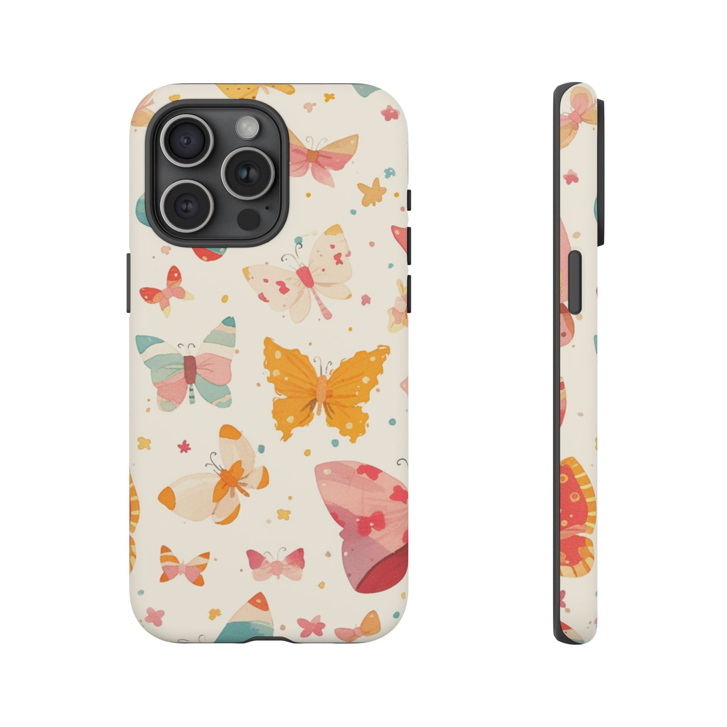 Coquette Watercolor Butterfly iPhone Case