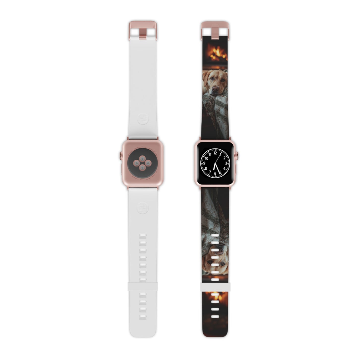 Cozy Labrador by Fireplace Apple Watch Band