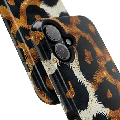 Safari Noir Gold Leopard iPhone Case