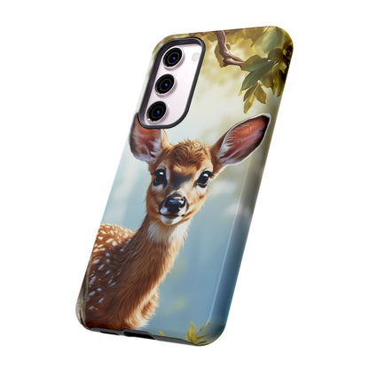 Whimsical Fawn in a Sunlit Forest Samsung Galaxy Case