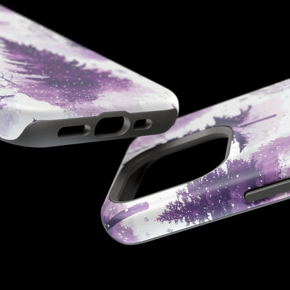 Purple Snowy Forest - MagSafe iPhone Series Case