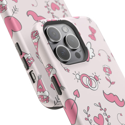 Pink Love Icons MagSafe Case