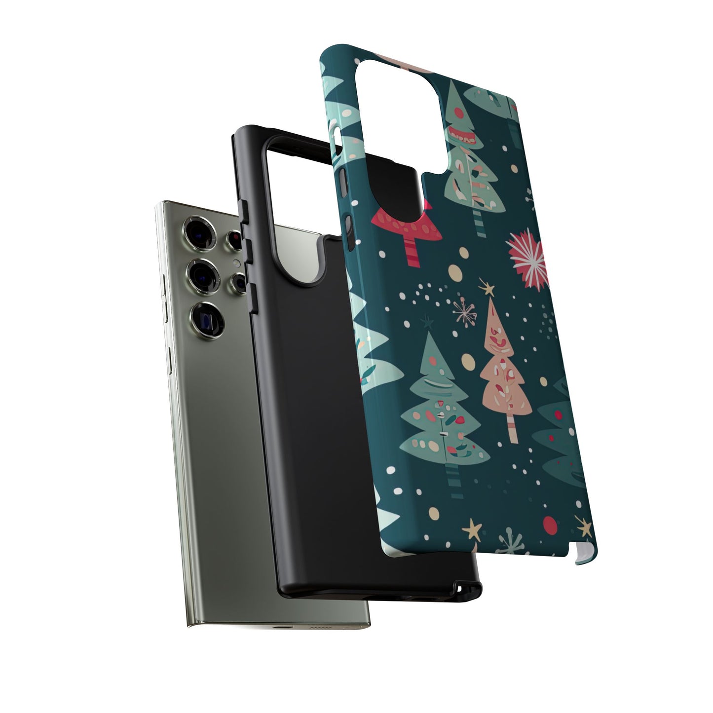 Whimsical Christmas Trees - Samsung Galaxy Series Case