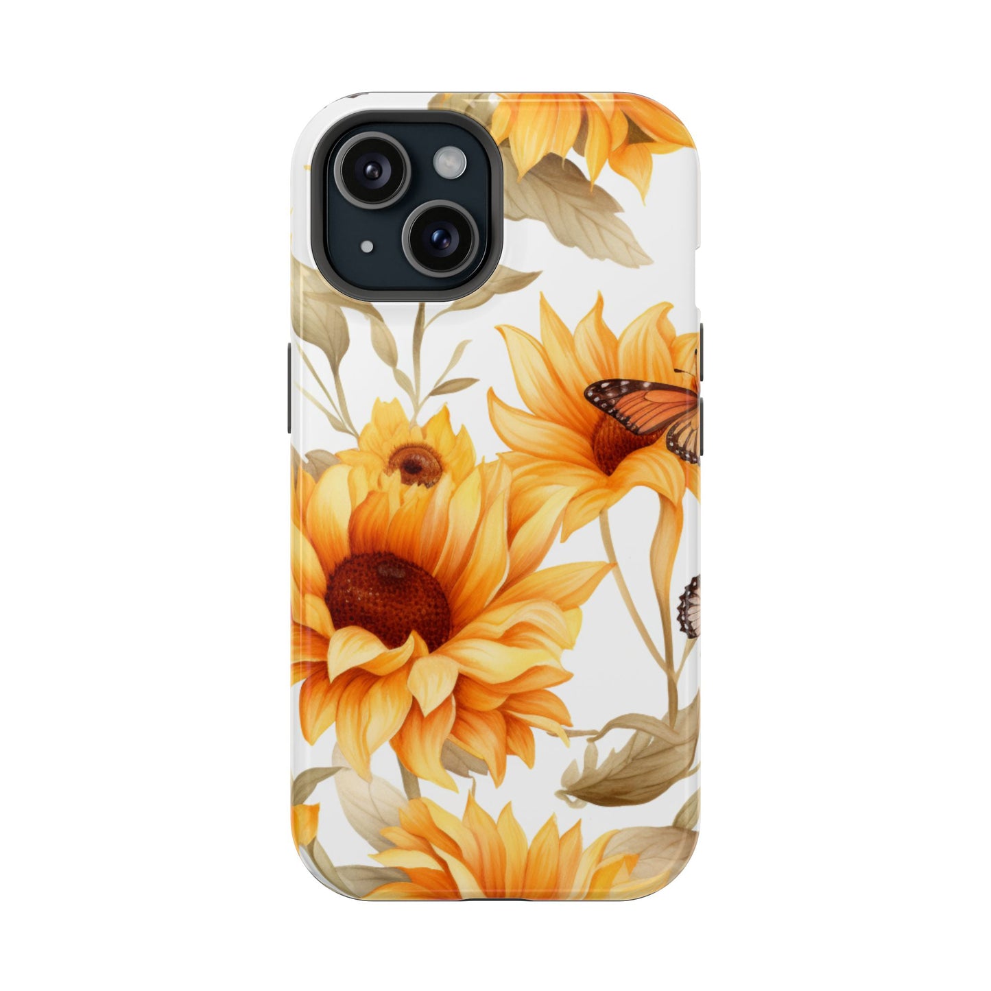 Sunflower & Monarch Garden - MagSafe iPhone Series Case