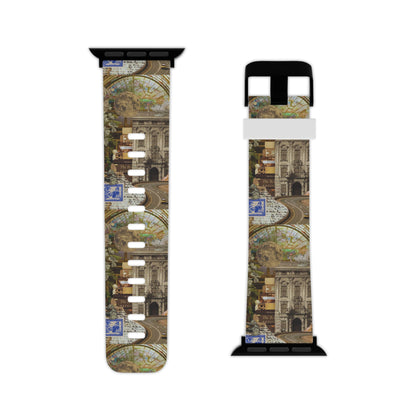  Whimsical Road Trip Collage Apple Watch Band