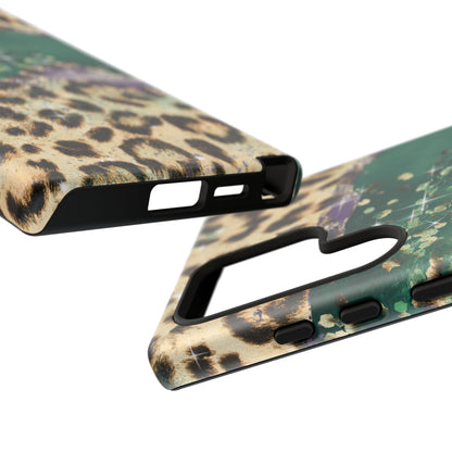 Emerald Glitter Leopard Print - iPhone Series Case