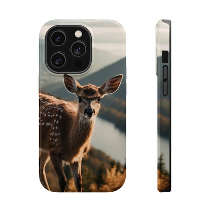 Whimsical Fawn in a Sunlit Forest MagSafe iPhone Case