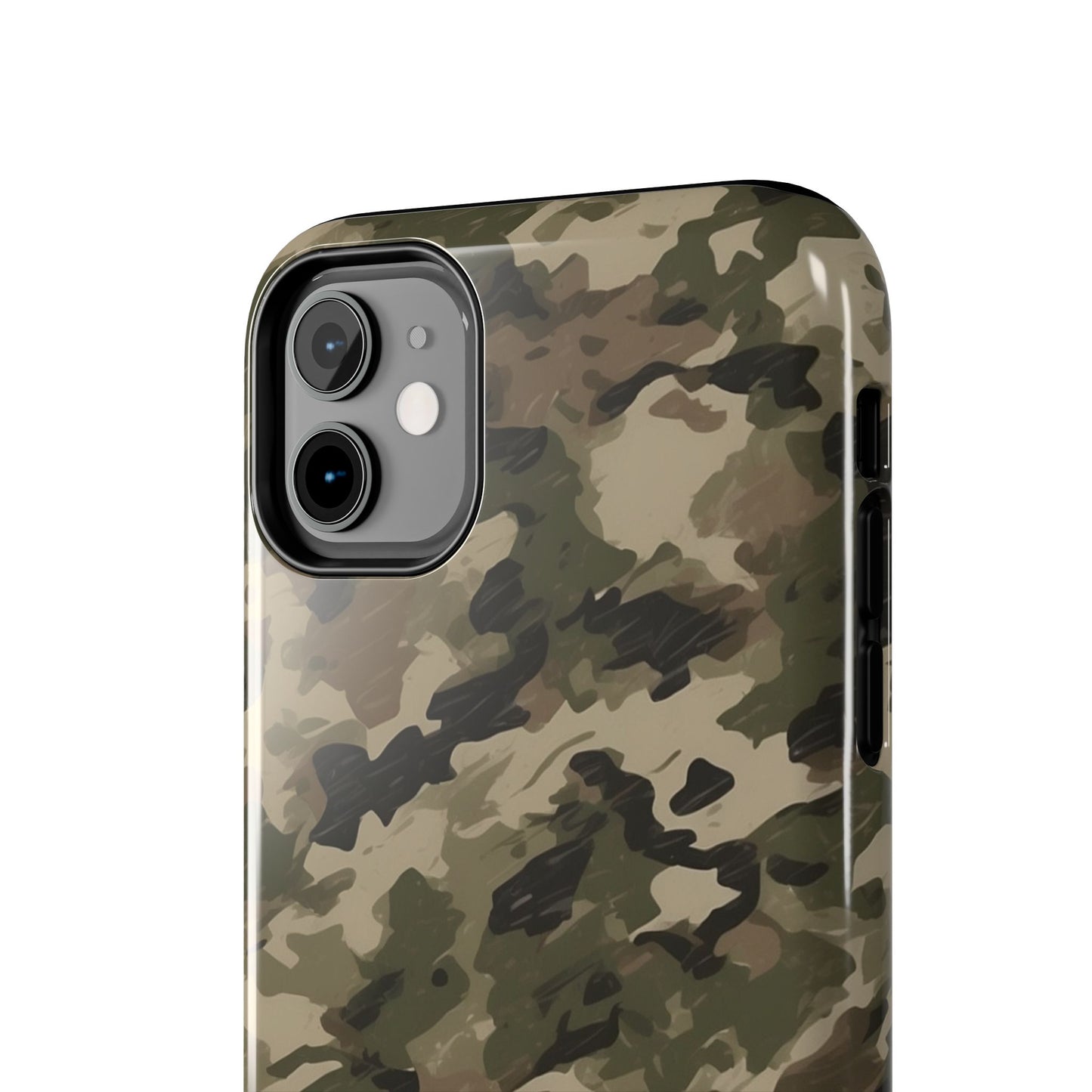 Classic Light Brown Camouflage – Durable iPhone Case with Timeless Design