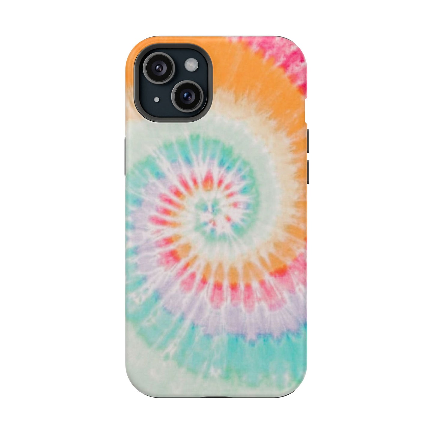 Pastel Tie-Dye MagSafe iPhone Case – Soft Colors & Magnetic Functionality