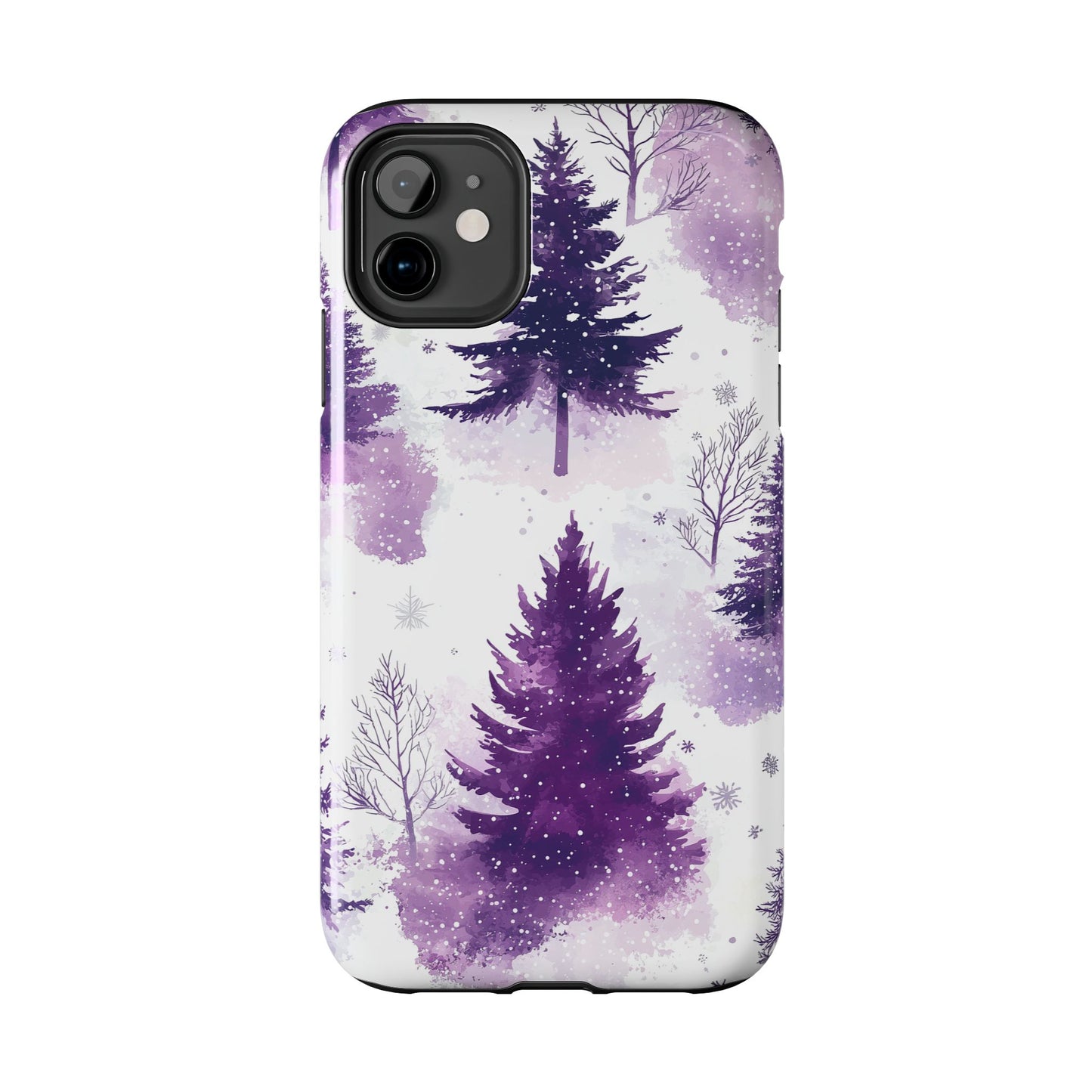 Purple Snowy Forest - iPhone Series Case