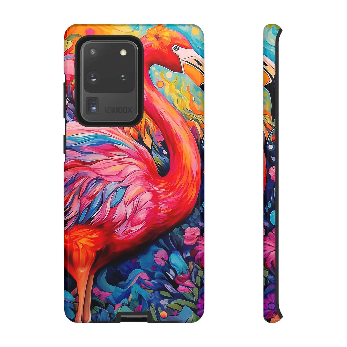 Flamingo Fiesta – Vibrant Flamingo Samsung Galaxy Phone Case