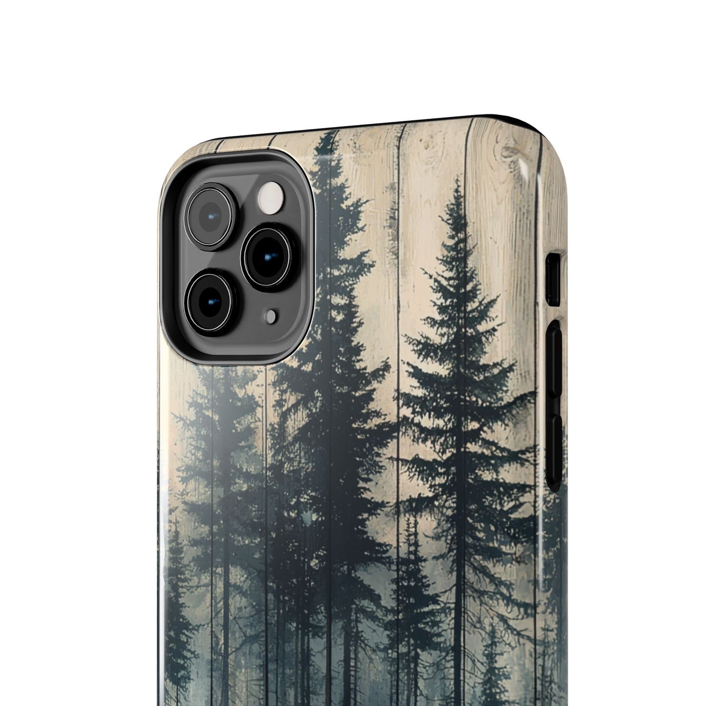 Misty Forest iPhone Case - Rustic Nature-Inspired Protective Cover