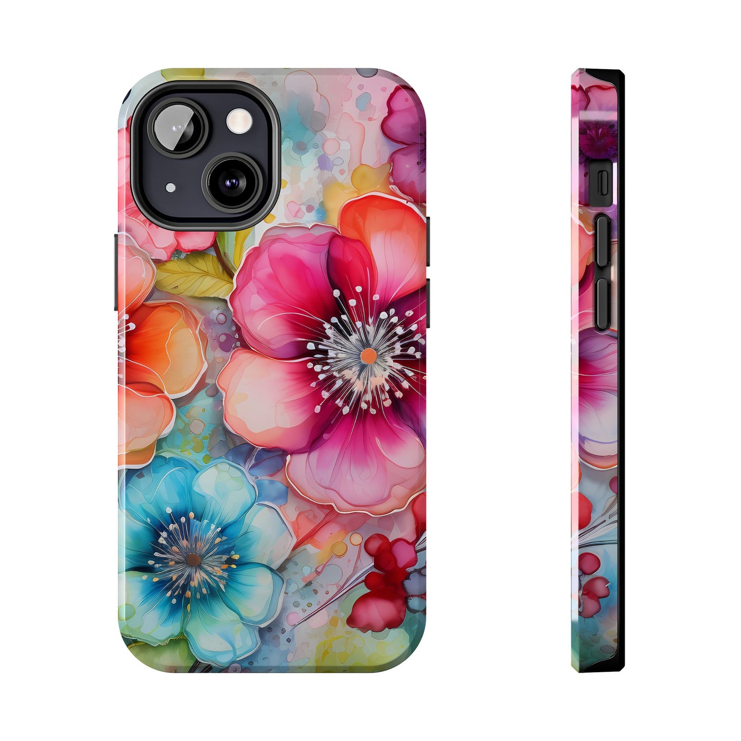 Vibrant Watercolor Floral Garden - iPhone Series Case