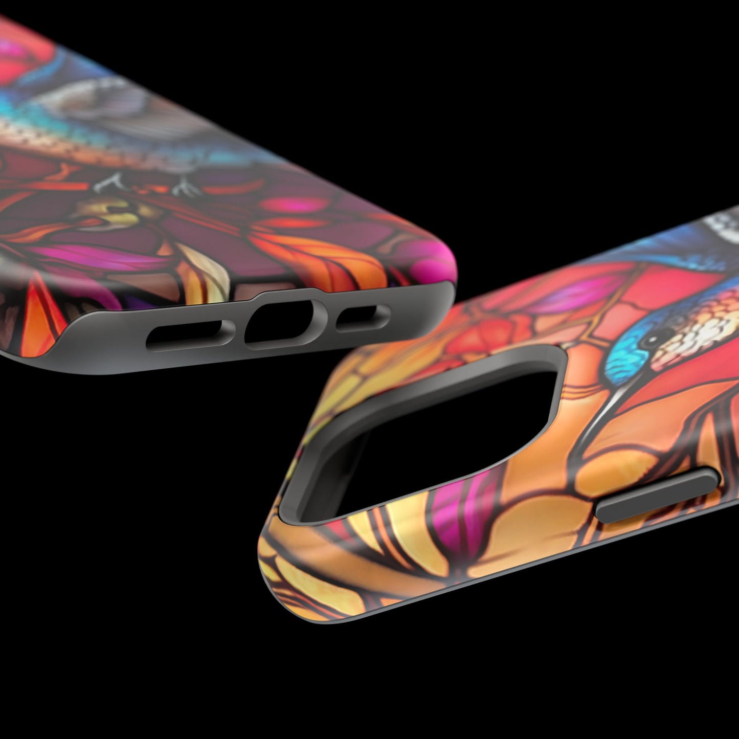 Radiant Multicolor Bird Artwork - MagSafe iPhone Case