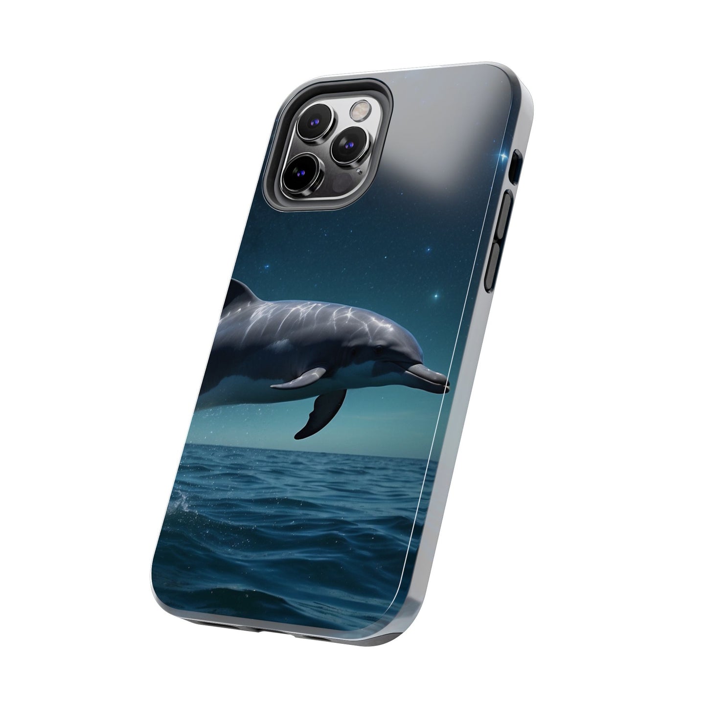 Midnight Ocean Dolphin - iPhone Case