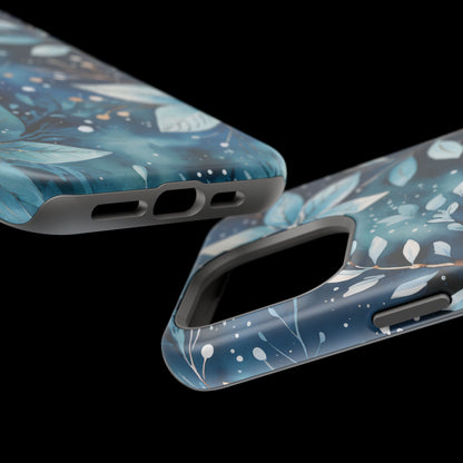 Midnight Frost Botanical – MagSafe iPhone Case