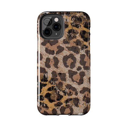 Vintage Distressed Leopard Print - iPhone Series Case