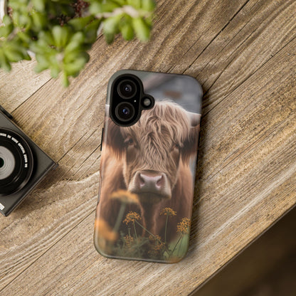 Highland Cow Phone Case | Custom Farmhouse | 10-foot Drop Protection