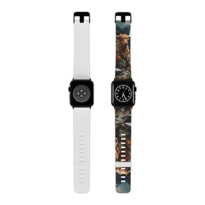 Moos & Blooms Highland Cow Apple Watch Band