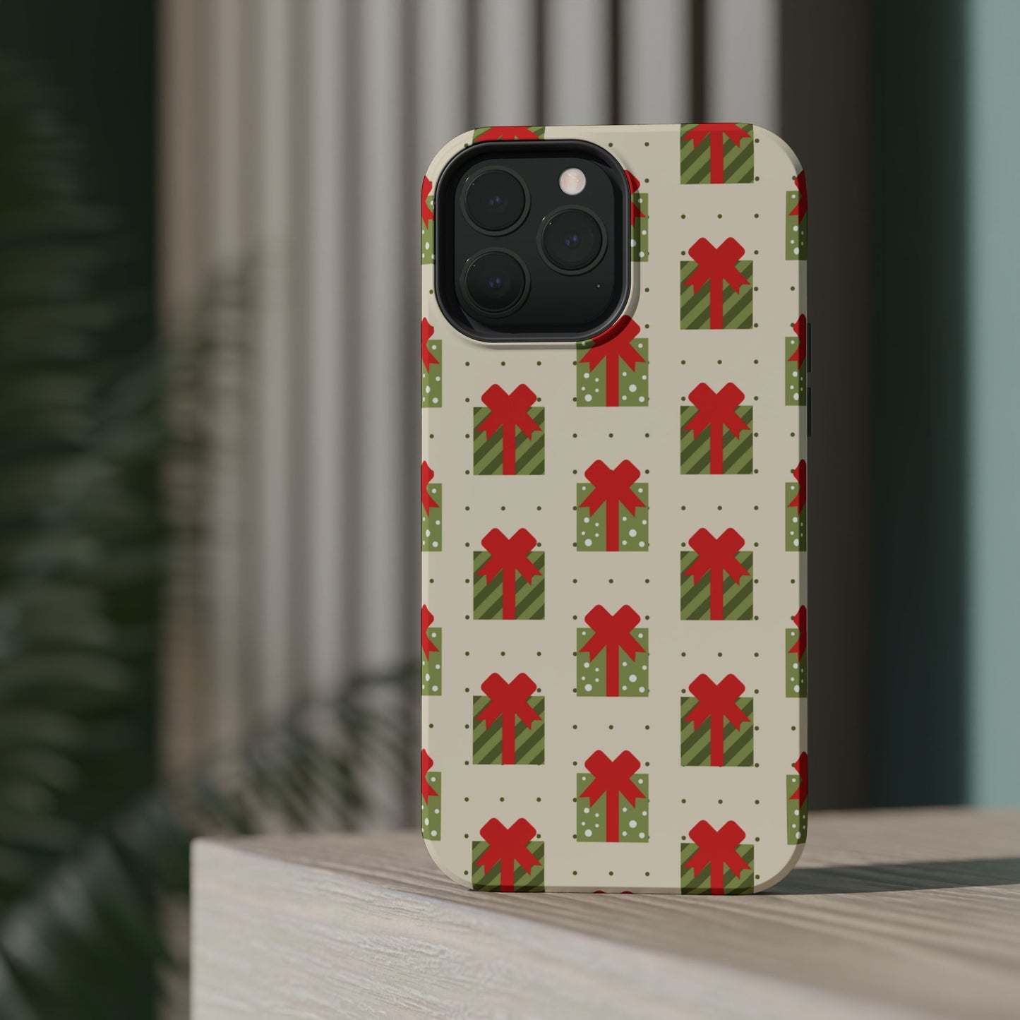 Festive Holiday Gift Pattern - MagSafe iPhone Series Case